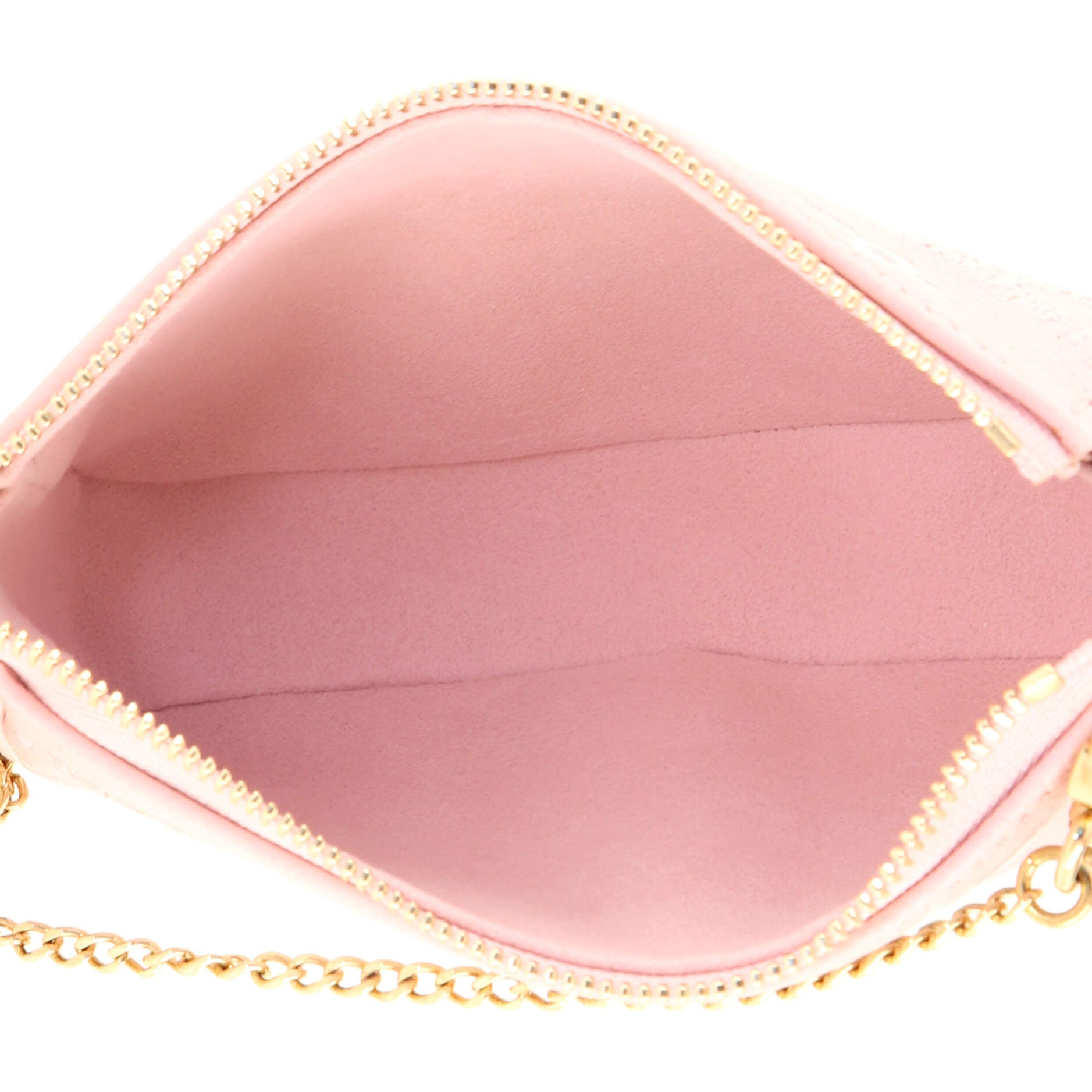 Louis Vuitton Pink Monogram Giant Empreinte Broderies Mini Pochette  Accessoires