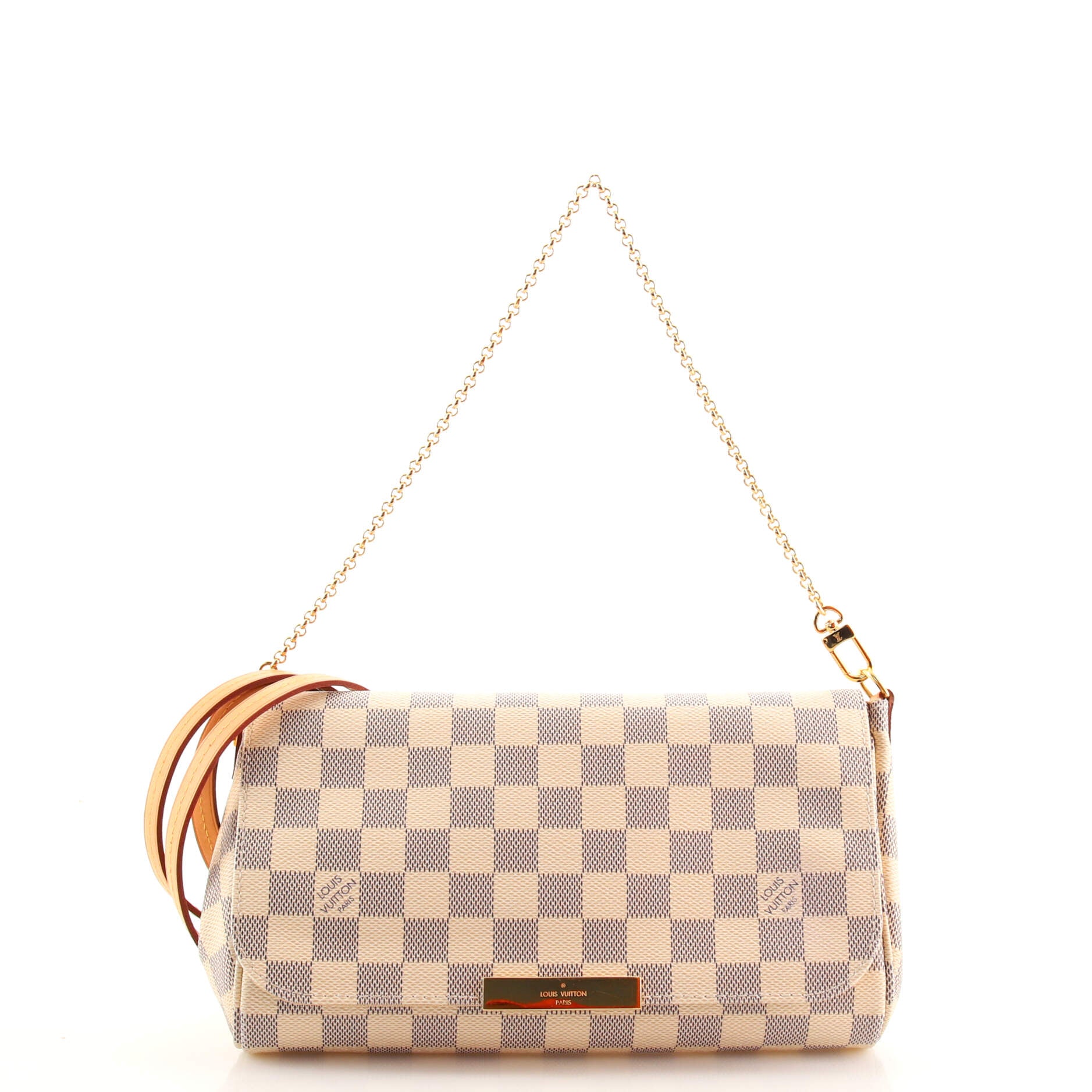 Louis Vuitton Monogram Favorite MM 2way Crossbody Flap Bag Leather