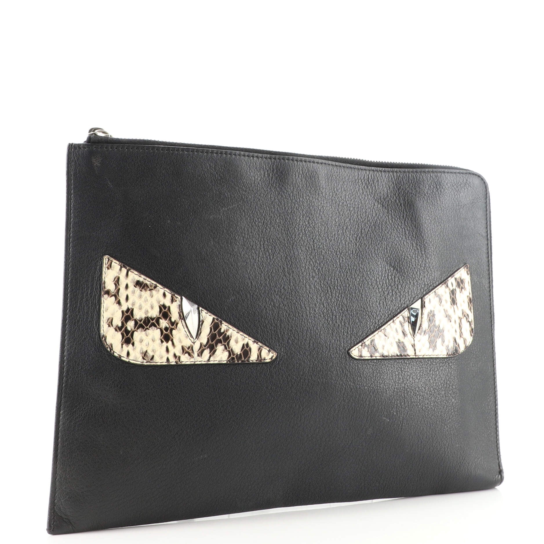 Fendi, Bags, Fendi Python Monster Eye Wallet Snakeskin