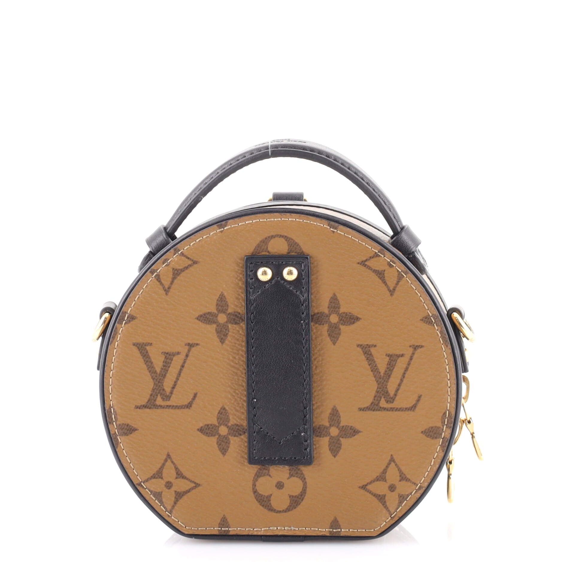 LV Tilsitt Top Handbag Reverse Monogram Canvas Brown
