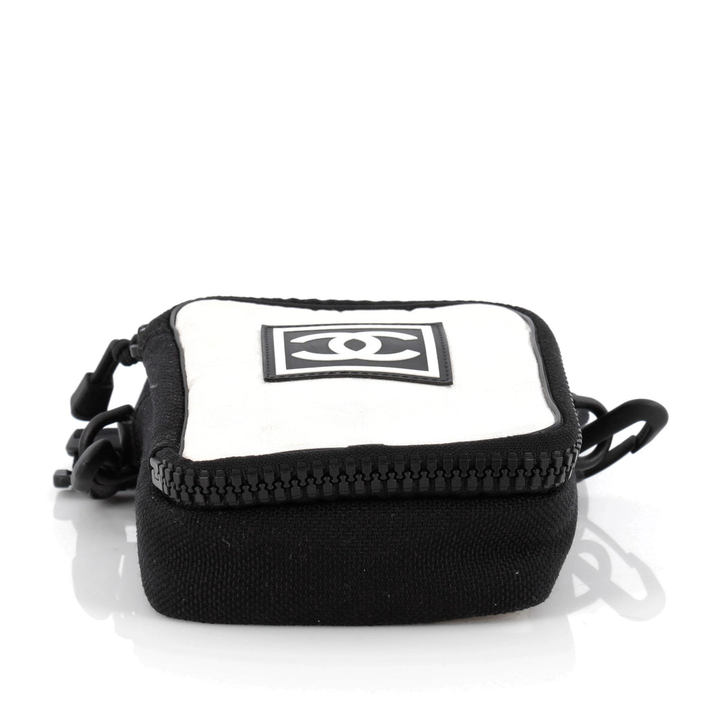 Buy Chanel Sport Line Crossbody Bag Nylon Mini Black 1797801 – Rebag