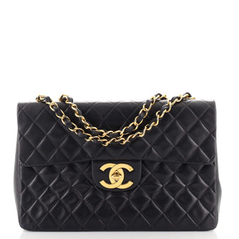 Top 99+ imagen chanel classic single flap bag quilted lambskin maxi