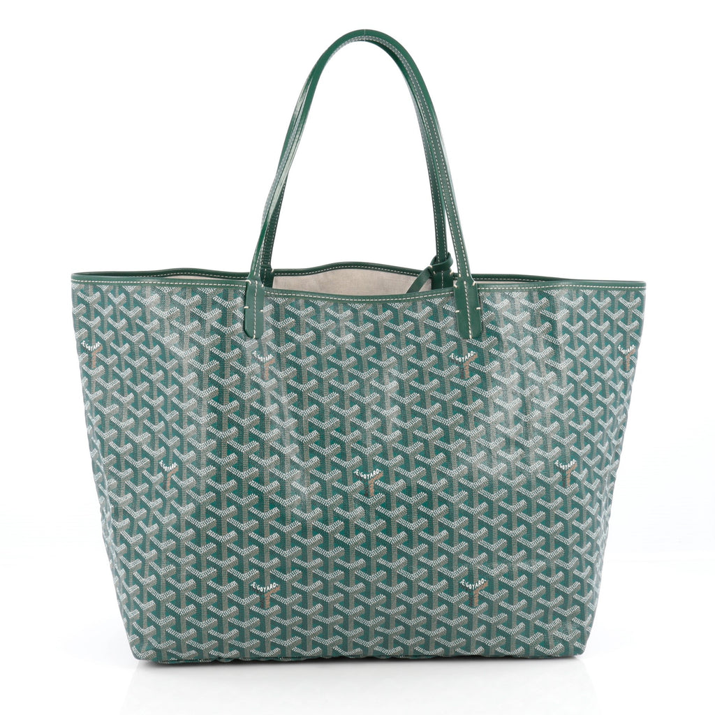 Buy Goyard St. Louis Tote Coated Canvas GM Green 1807101 – Rebag