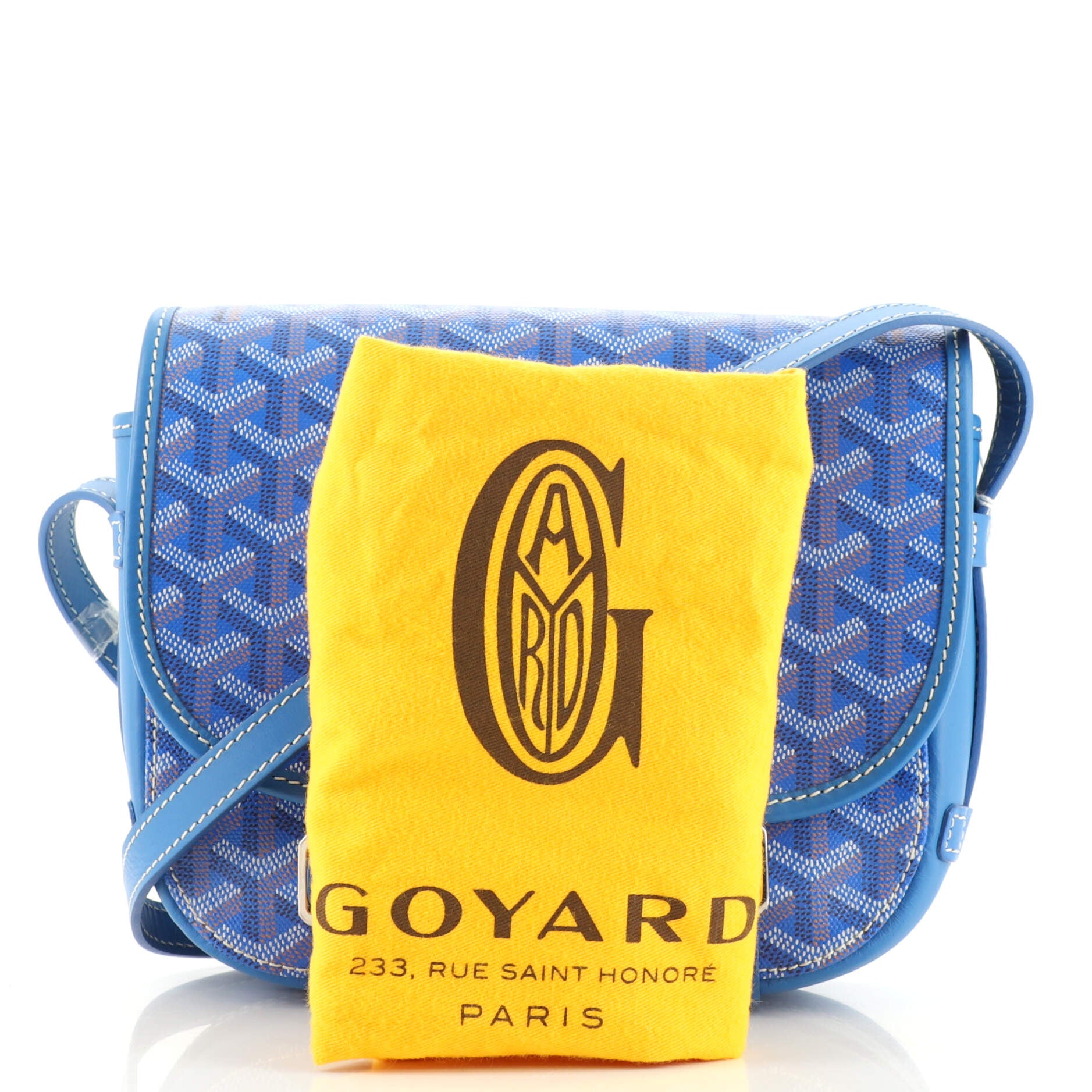 Goyard Belvedere PM Messenger Bag - Blue Crossbody Bags, Handbags