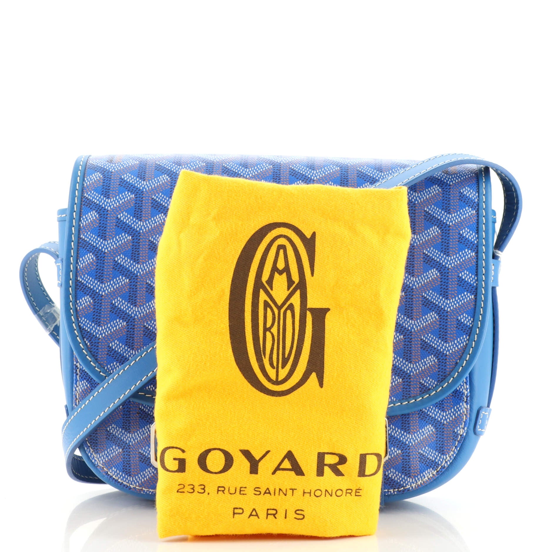 Goyard Belvedere Royal Blue Messenger Bag