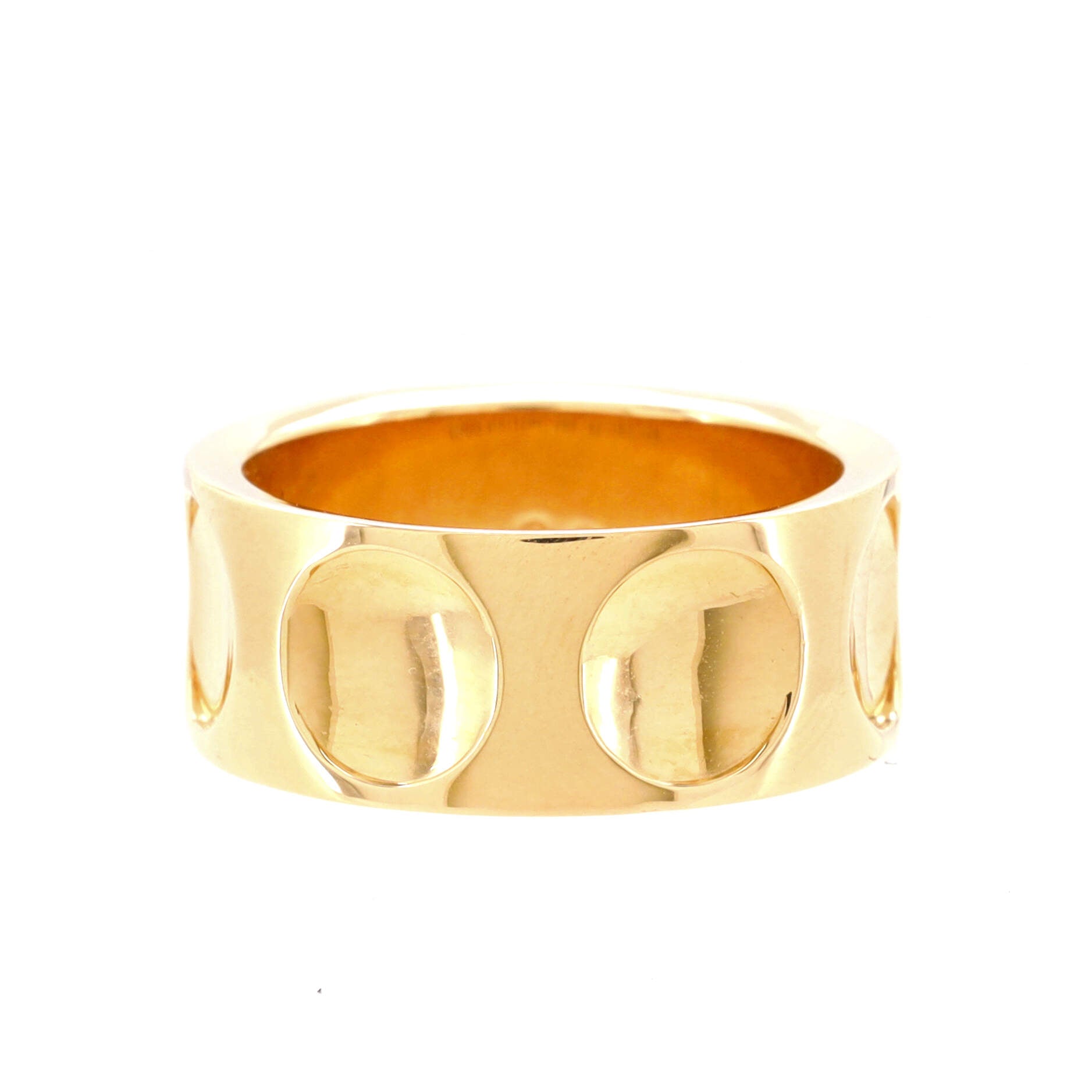 Louis Vuitton LV Volt Multi Wedding Band, Yellow Gold Gold. Size 47