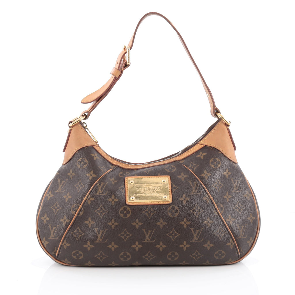 Buy Louis Vuitton Thames Handbag Monogram Canvas GM Brown 1808601 – Trendlee