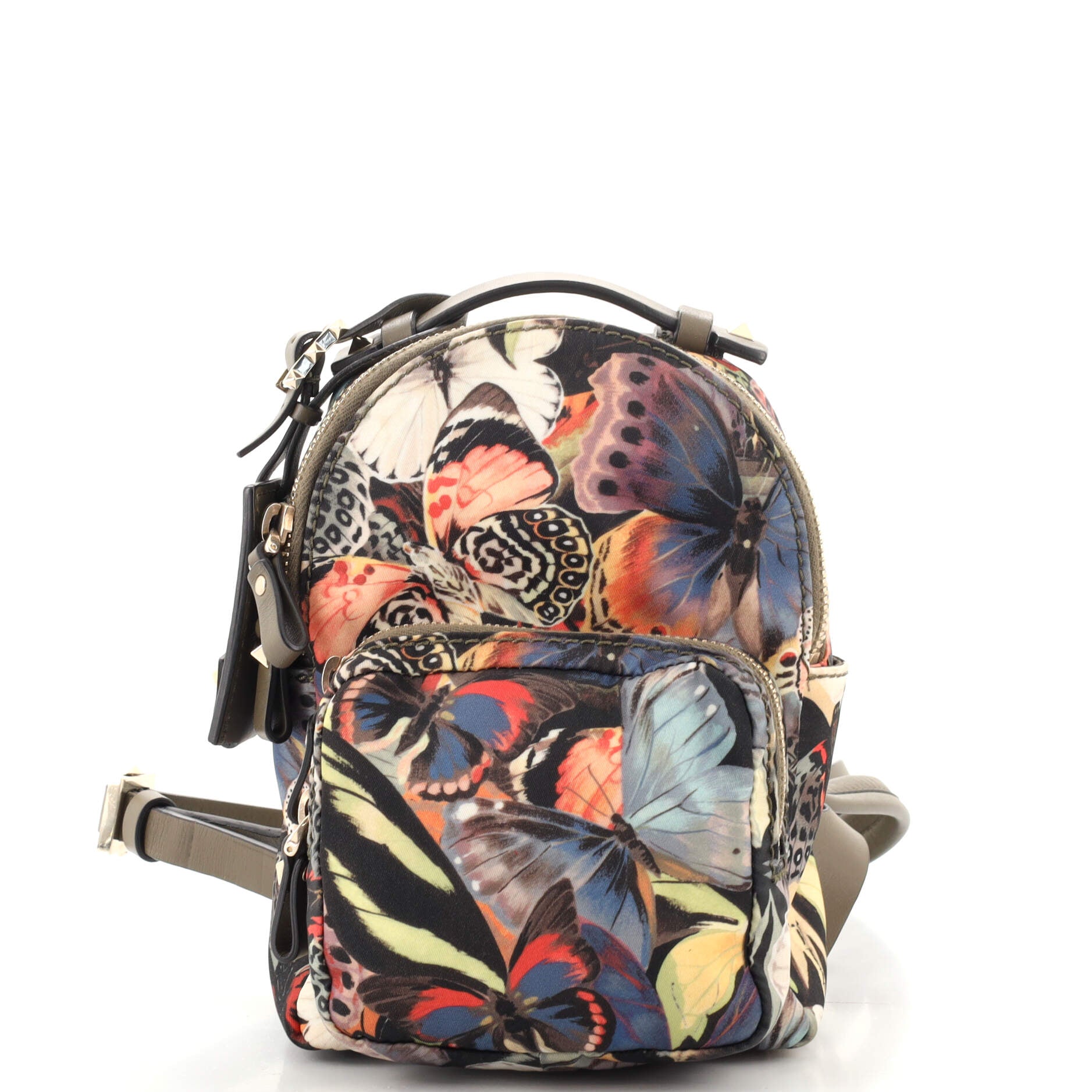 VALENTINO GARAVANI: VLTN backpack in nylon - Black