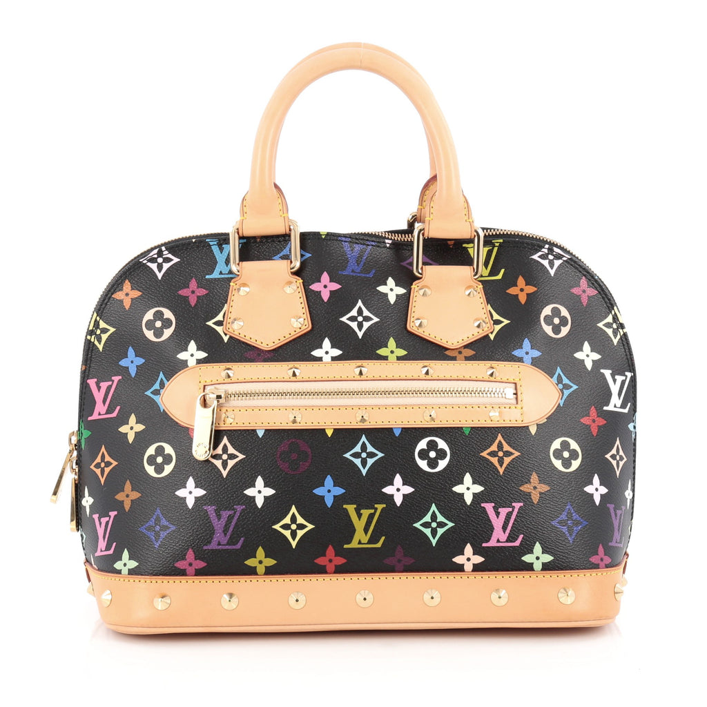 Buy Louis Vuitton Alma Handbag Monogram Multicolor PM Black 1817702 – Trendlee