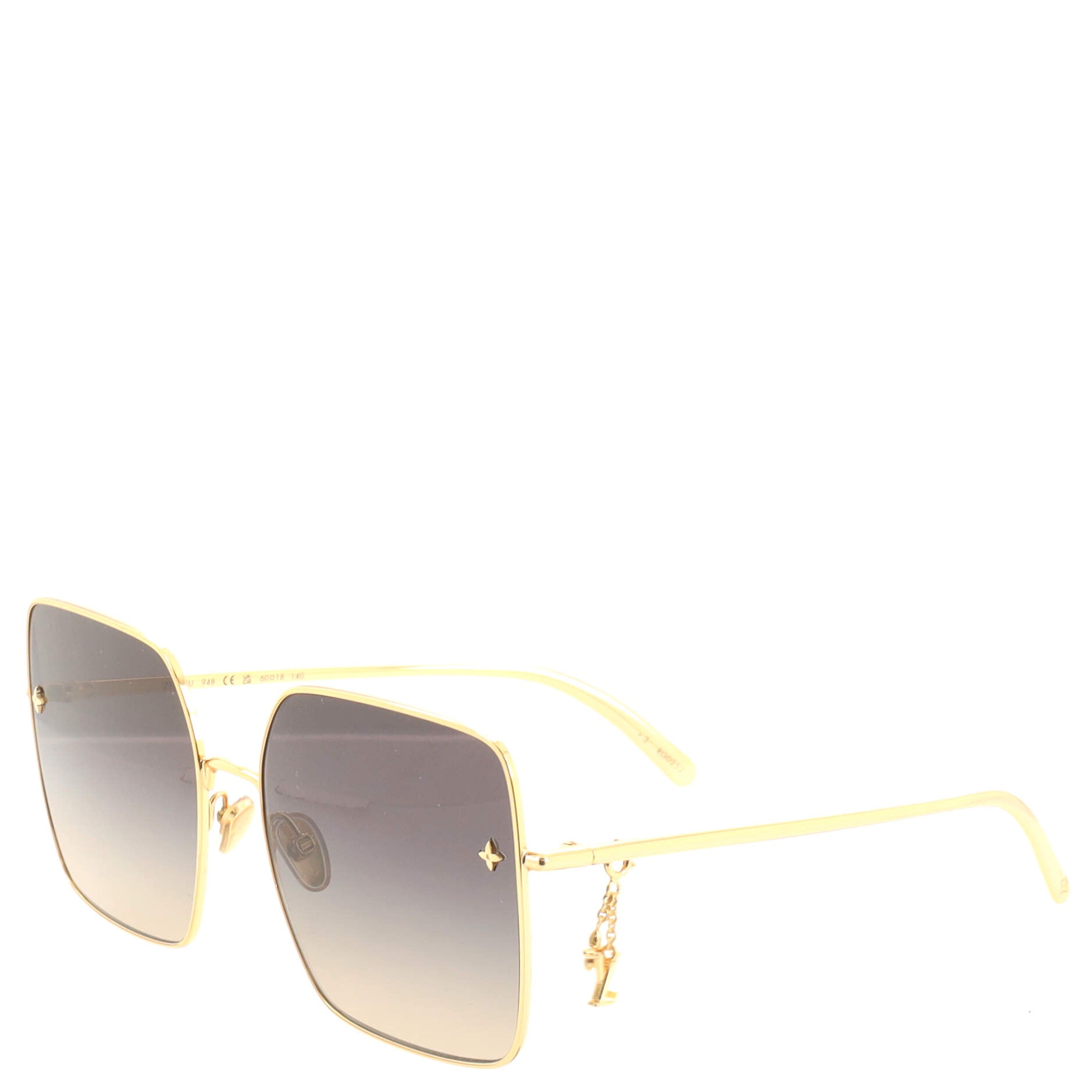 Louis Vuitton LV Charm Square Sunglasses Metal