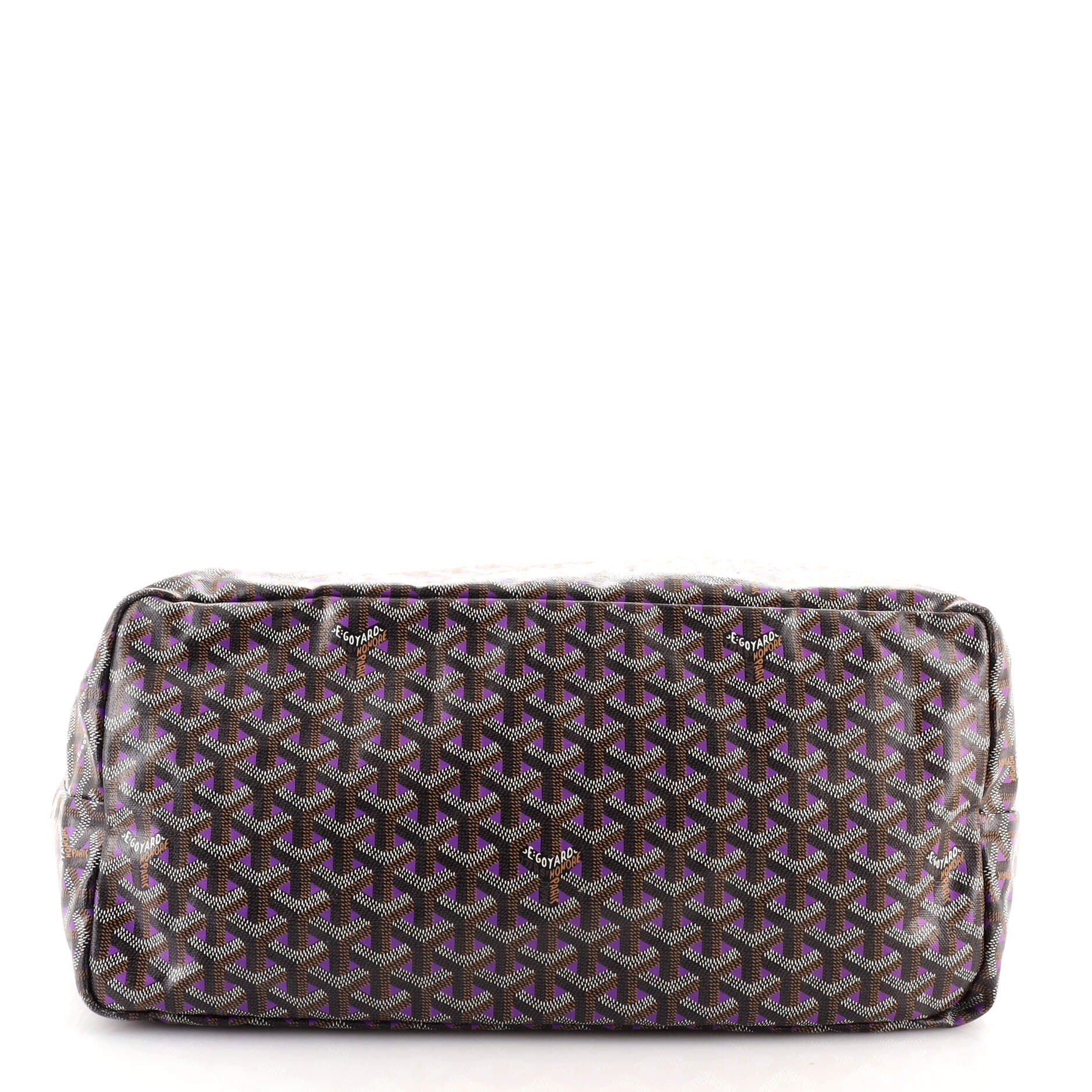 Goyard Black/Violet Goyardine Coated Canvas Saint Louis Claire