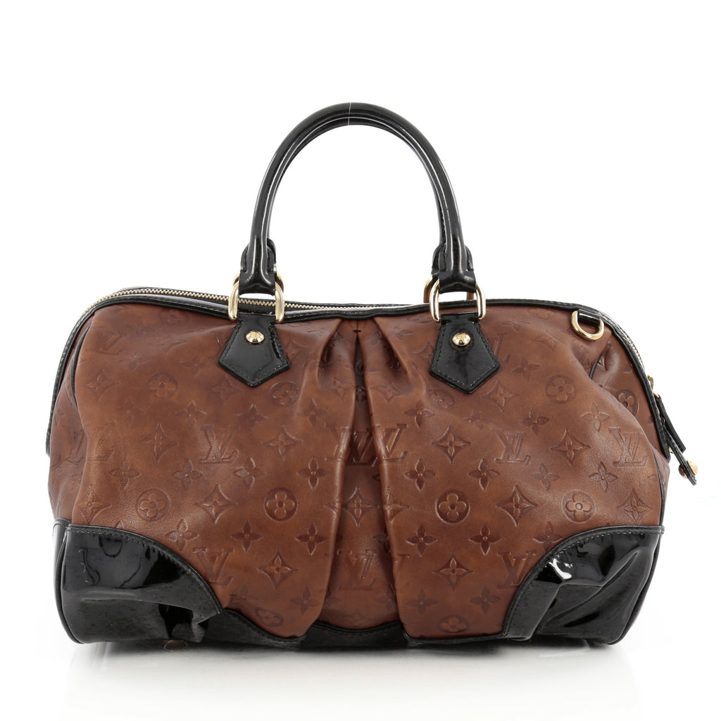 Buy Louis Vuitton Stephen Handbag Monogram Embossed Leather 1822902 – Rebag