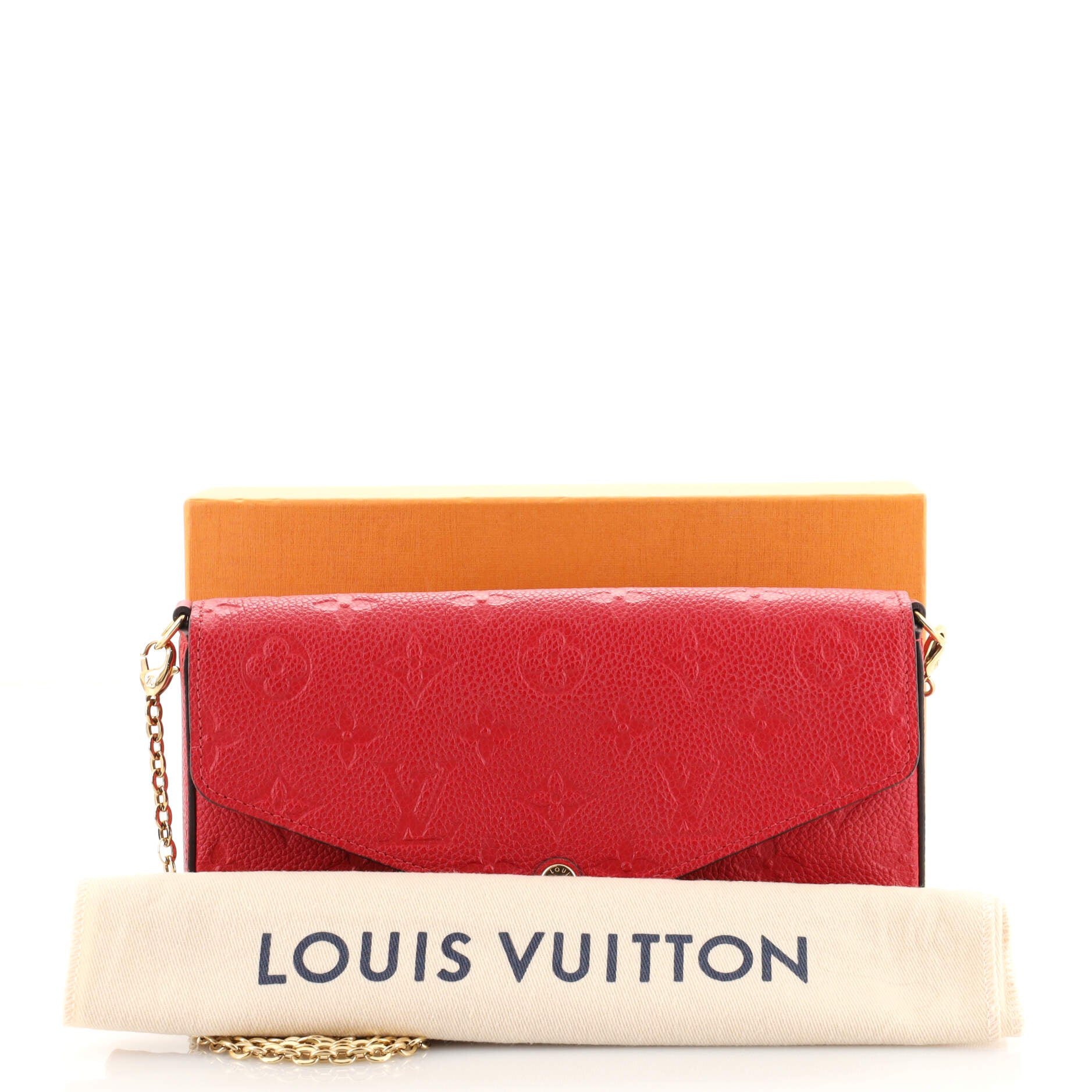 Louis+Vuitton+Felicie+Pochette+Bicolor+Monogram+Empreinte+Leather