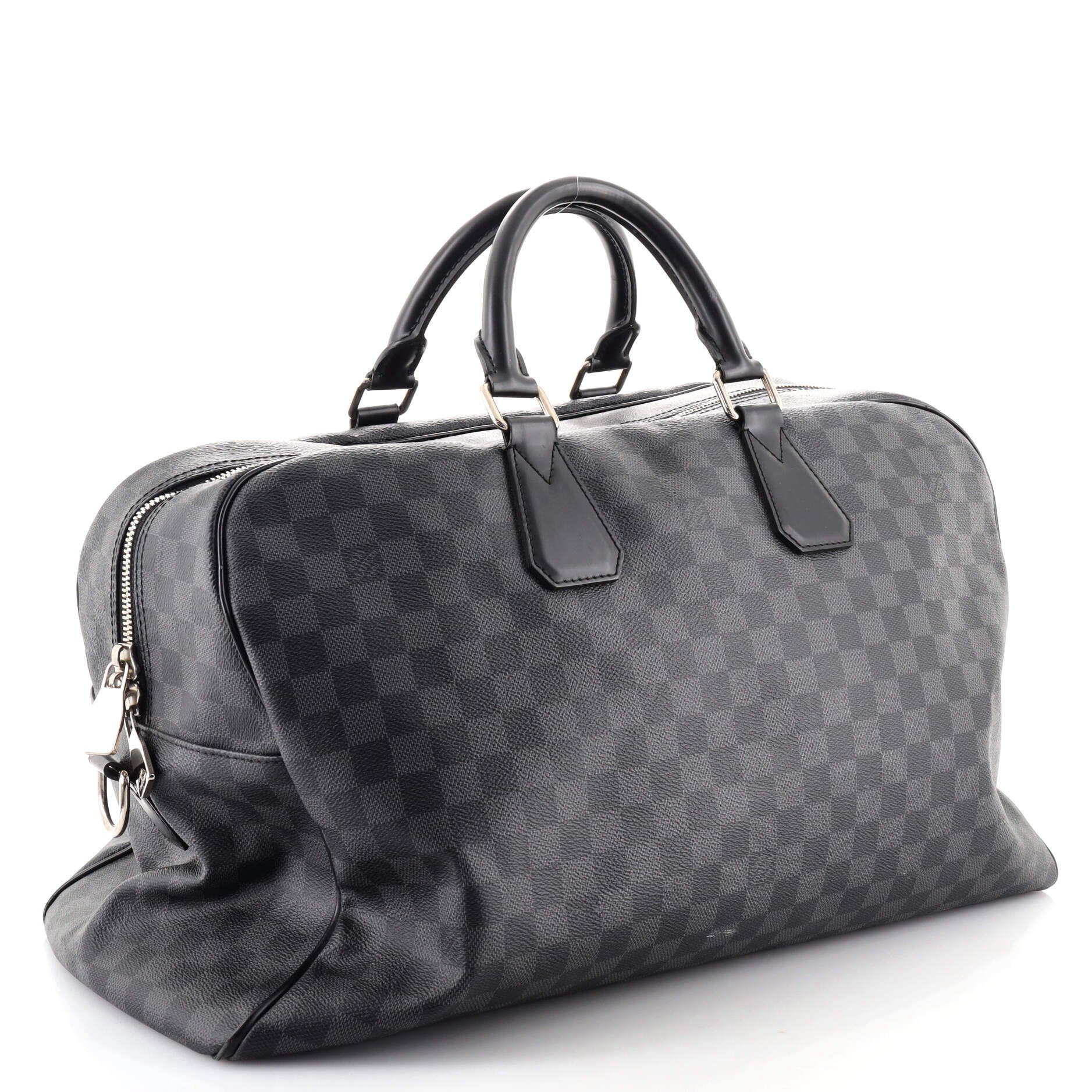 Gray Damier Graphite Coated Canvas Thomas Bag Silver Hardware, 2009