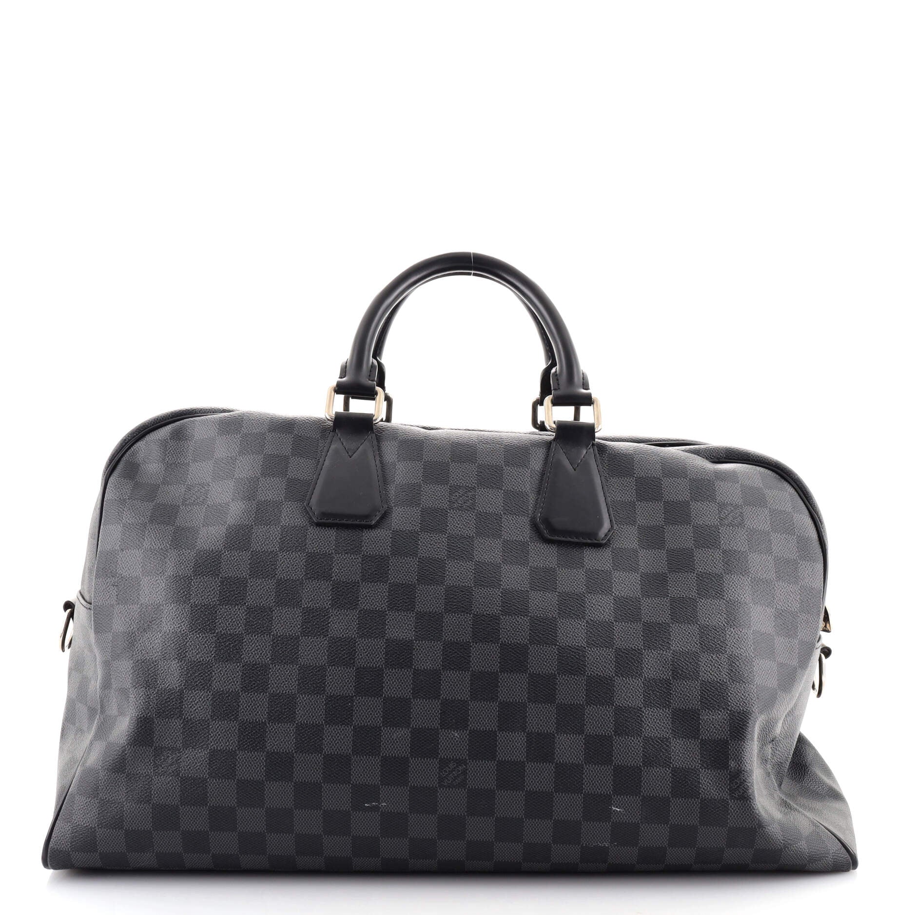 Gray Damier Graphite Coated Canvas Thomas Bag Silver Hardware, 2009