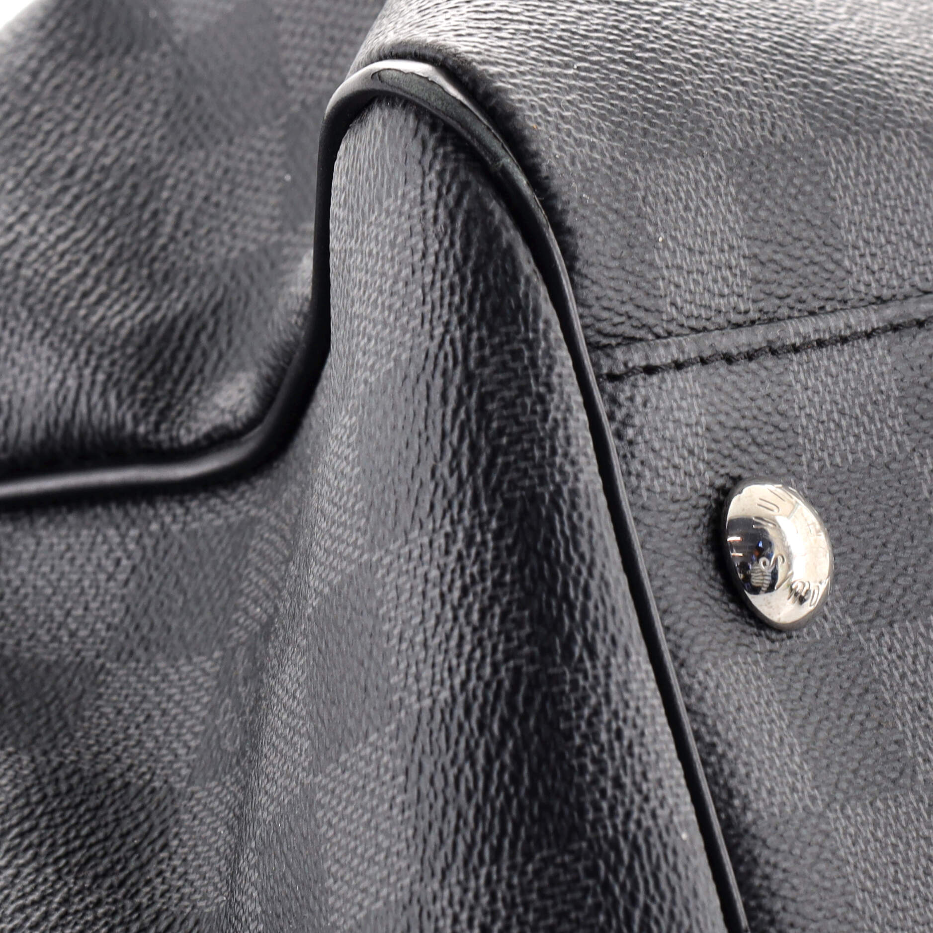 Louis Vuitton 2009 Pre-owned Damier Graphite Renzo Crossbody Bag - Black