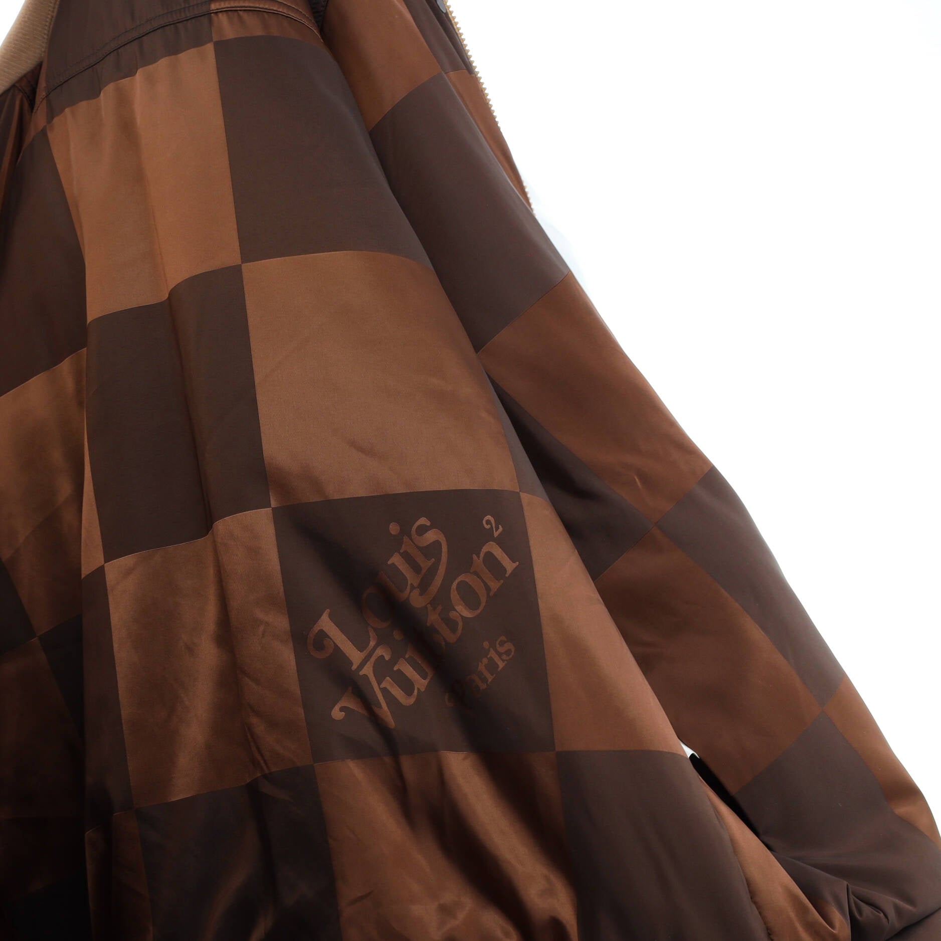 Louis Vuitton Men's Nigo Reversible Jacket Wool and Polyamide
