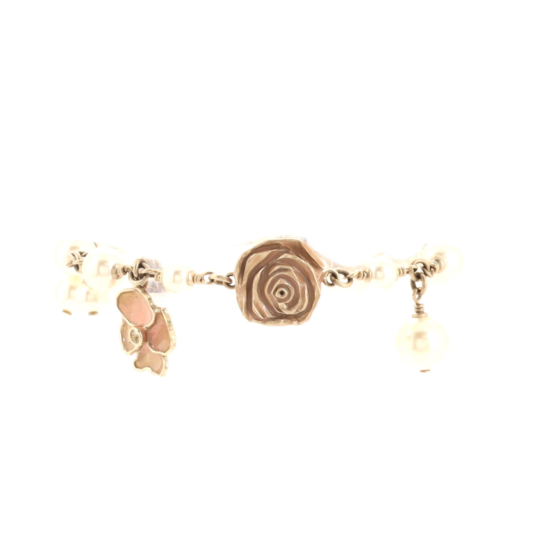 Chanel Pre-owned 1994 CC Icons Charm Bracelet - Gold