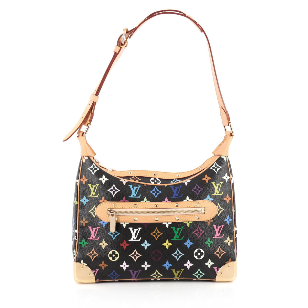 Buy Louis Vuitton Boulogne Handbag Monogram Multicolor Black 1829201 – Trendlee