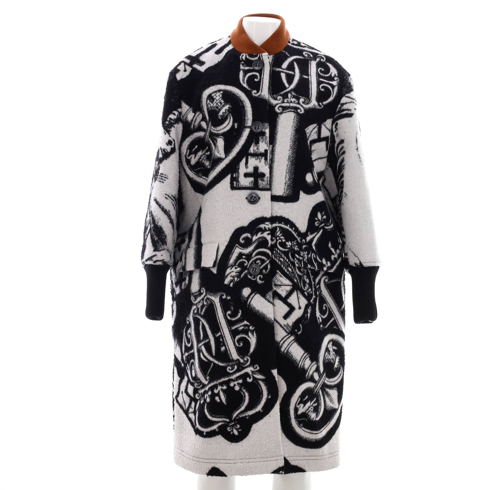 Louis Vuitton x Fornasetti Monogram Architecture Reversible Coat