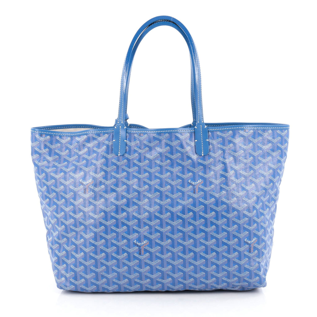 Buy Goyard St. Louis Tote Coated Canvas PM Blue 1831301 – Rebag