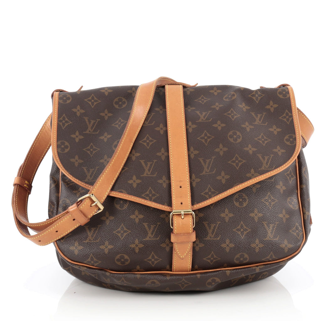 Buy Louis Vuitton Saumur Handbag Monogram Canvas GM Brown 1838610 – Trendlee