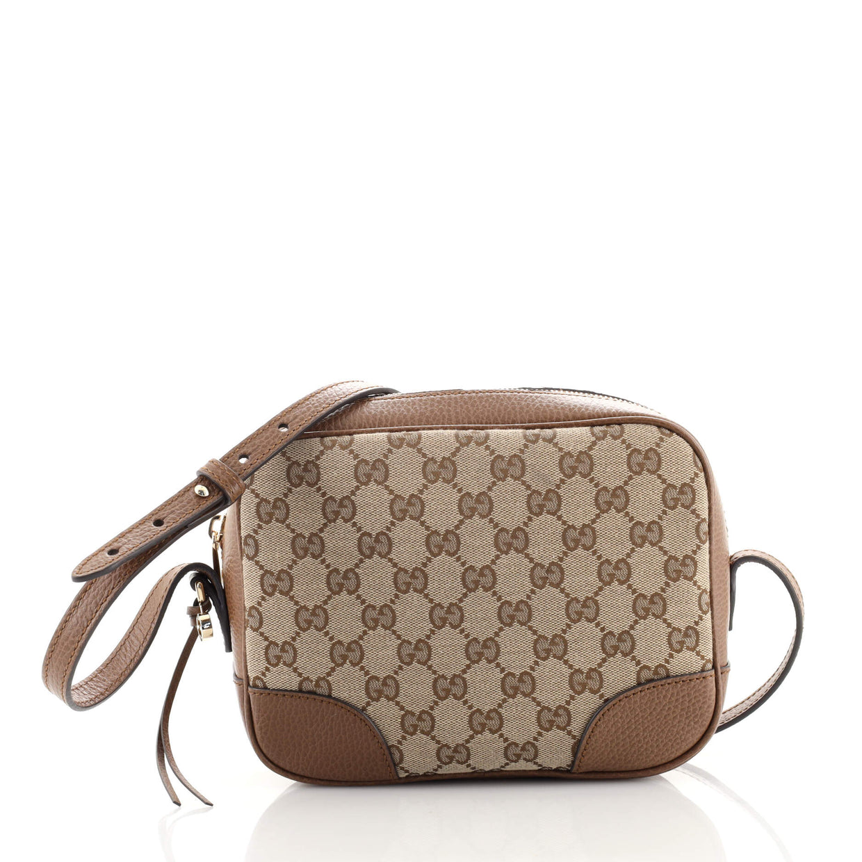 Gucci Bree Disco Crossbody Bag (Outlet) GG Canvas Mini Brown 1839123
