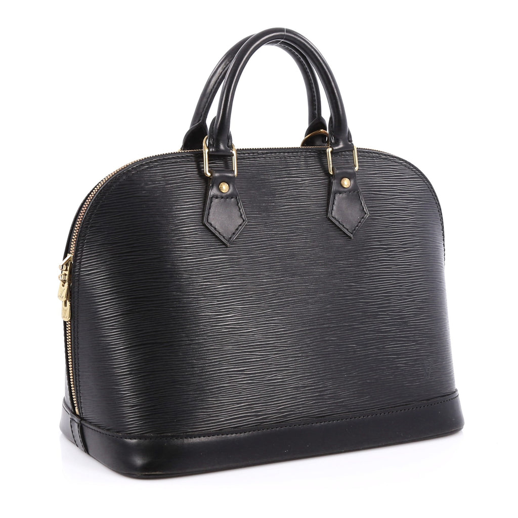 Buy Louis Vuitton Vintage Alma Handbag Epi Leather PM Black 1846901 – Trendlee