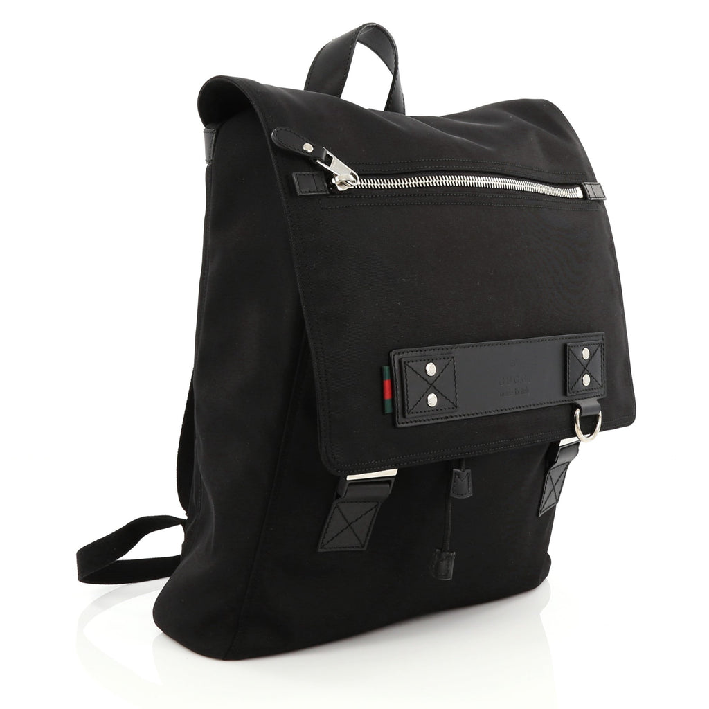 Buy Gucci Top Flap Backpack Techno Canvas Black 1848902 – Trendlee