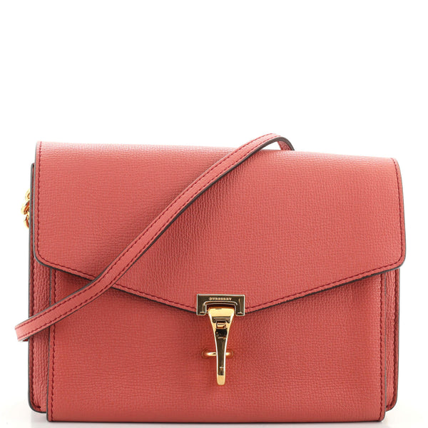 Burberry Macken Crossbody Bag Leather Small Pink 1847533