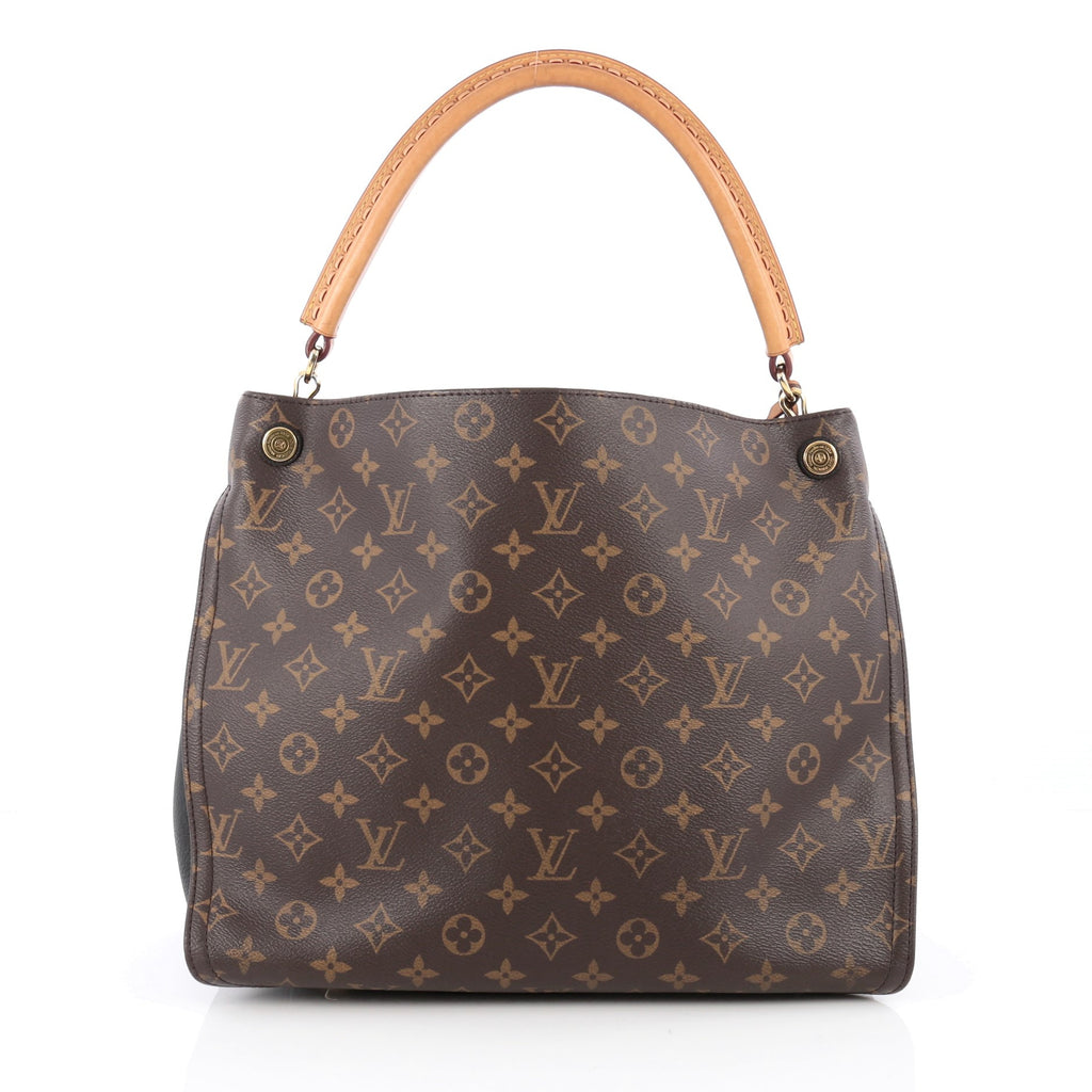 Buy Louis Vuitton Gaia Handbag Monogram Canvas Brown 1853201 – Trendlee