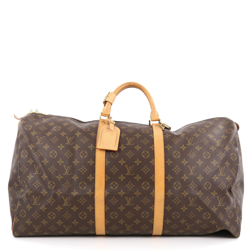 Buy Louis Vuitton Keepall Bag Monogram Canvas 60 Brown 1857602 – Trendlee