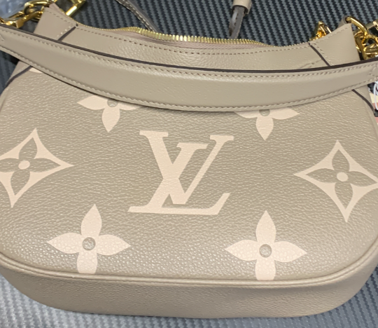 Louis Vuitton Bagatelle NM Handbag Bicolor Monogram Empreinte Giant Neutral  2264992