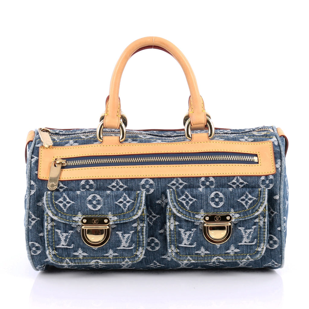 Buy Louis Vuitton Neo Speedy Bag Denim Blue 1862303 – Trendlee