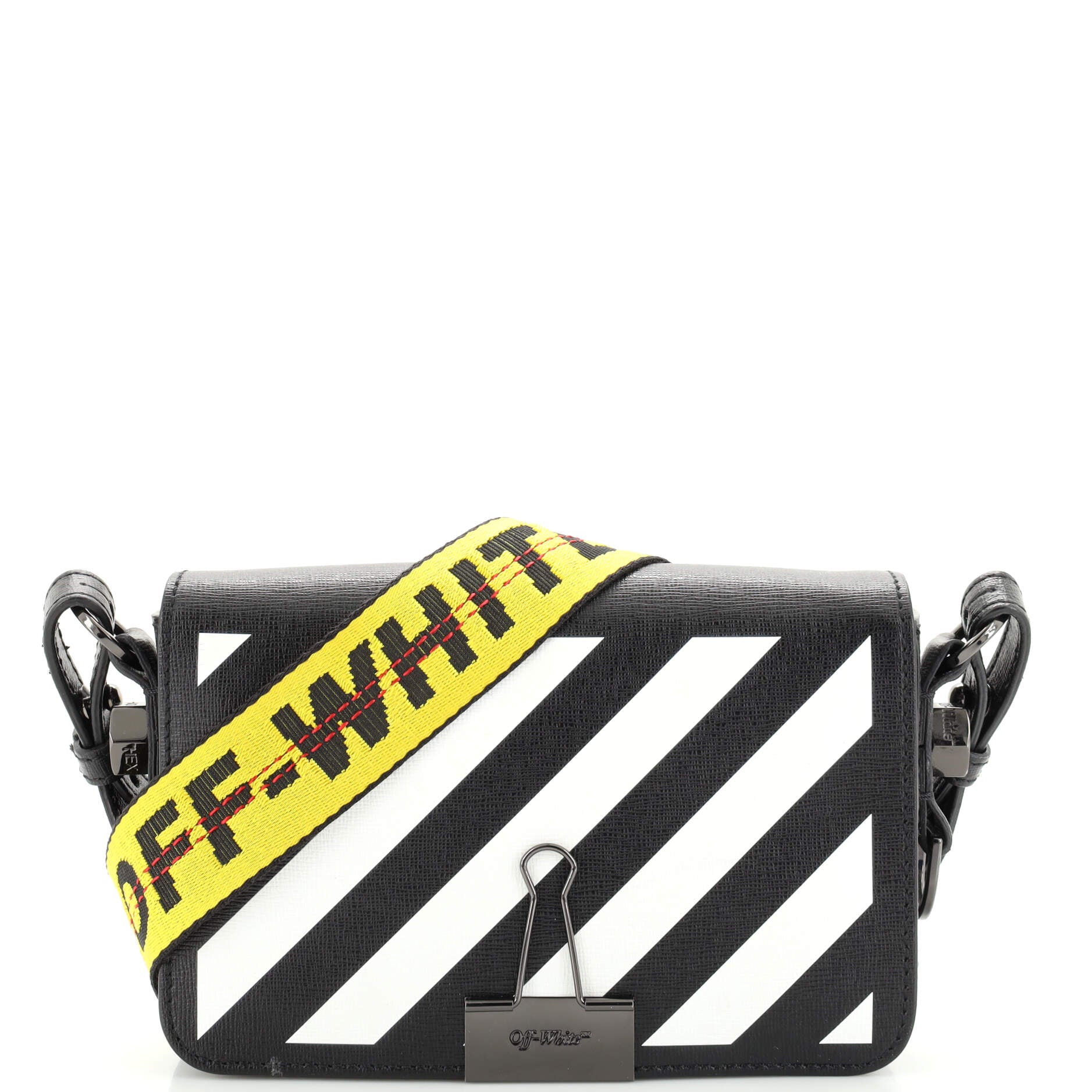 JITNEY 2.8 TOP HANDLE WOVEN BLACK NO COL in black | Off-White™ Official US