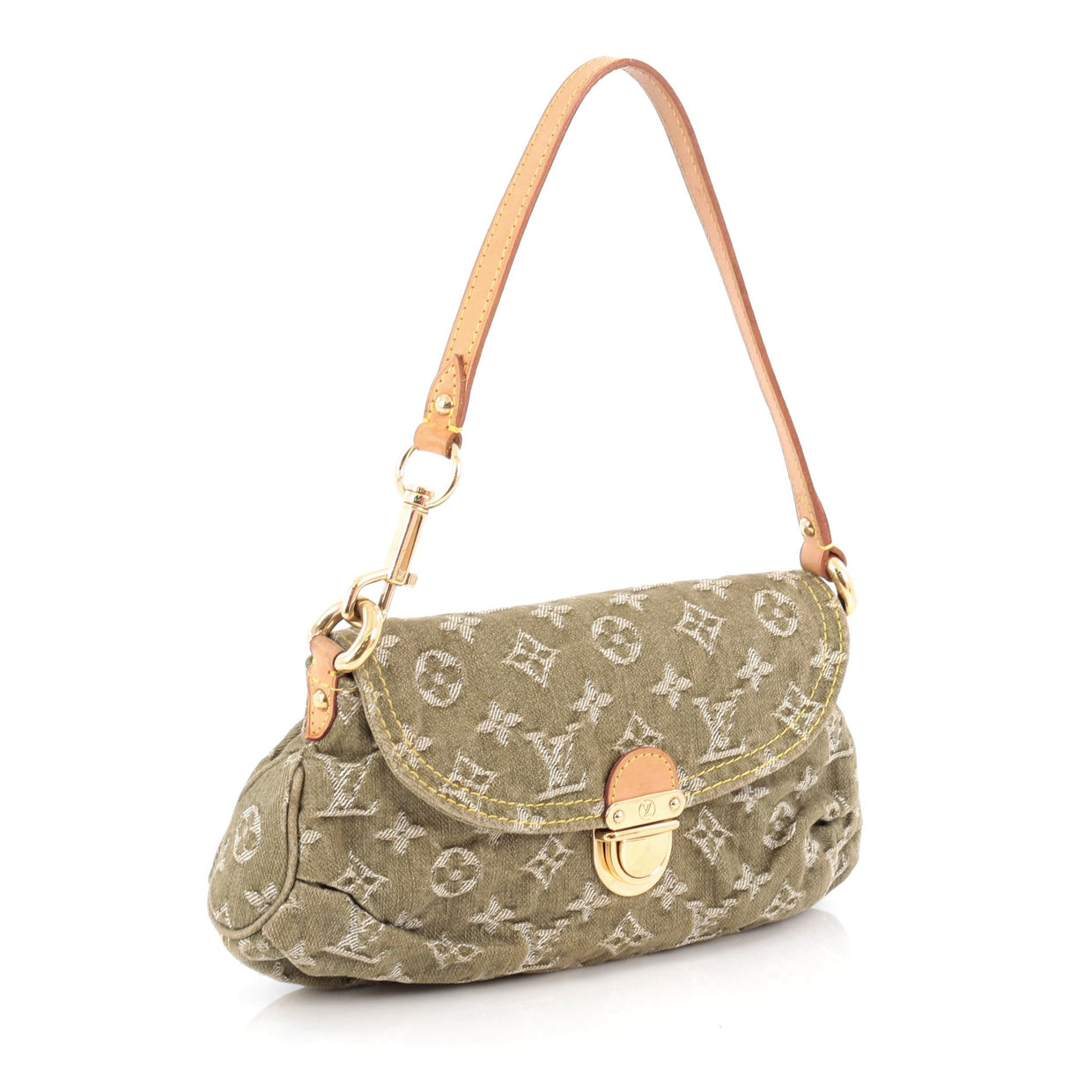 Louis Vuitton Pleaty Handbag Denim Mini - Rebag