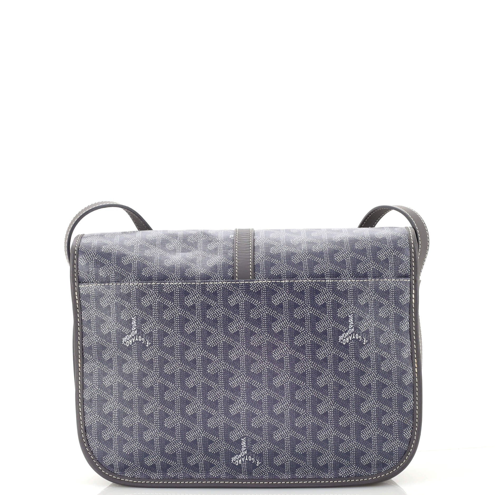 Goyard Belvedere II Messenger Bag Coated Canvas MM Blue 1077511