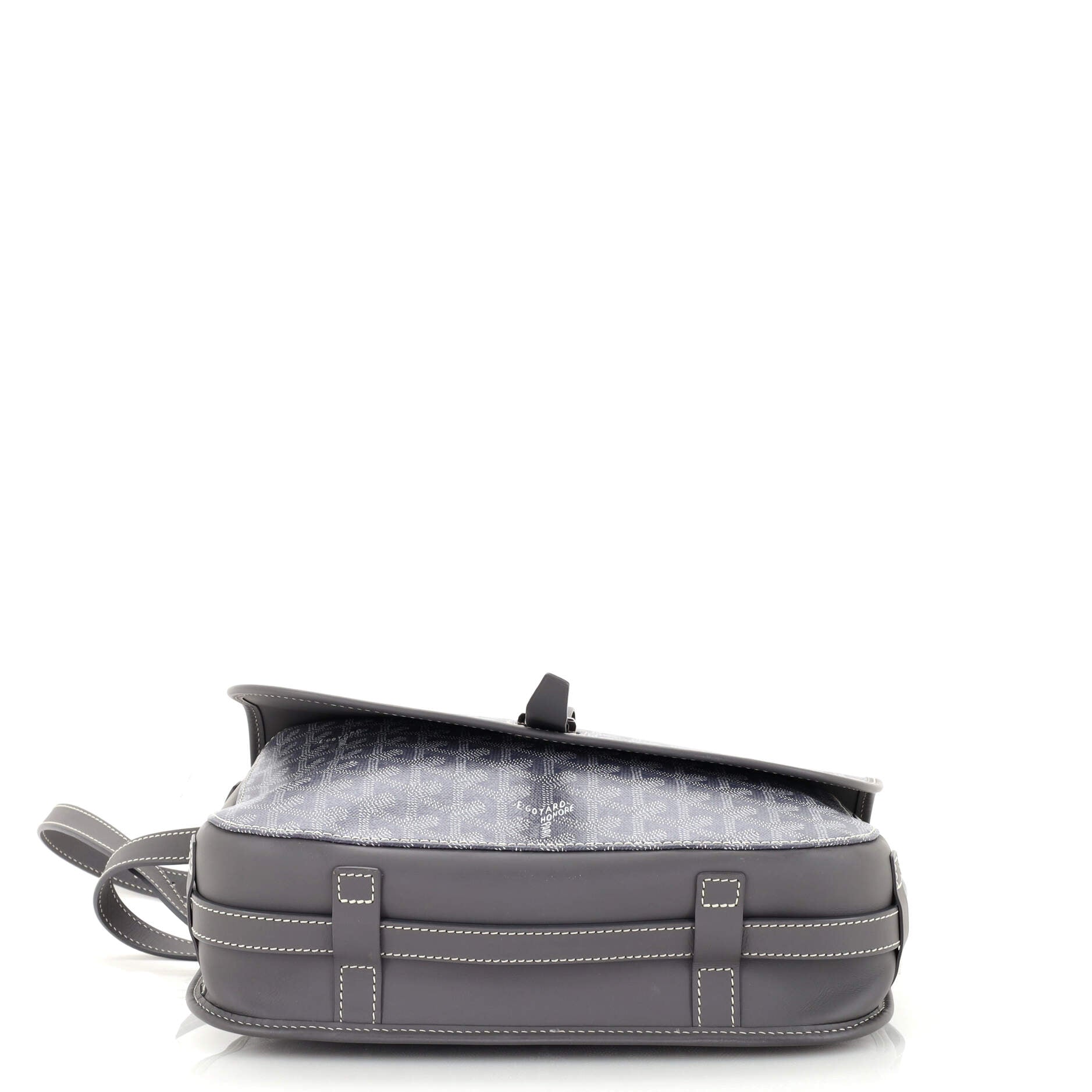 Goyard Belvedere MM Messenger Bag Grey