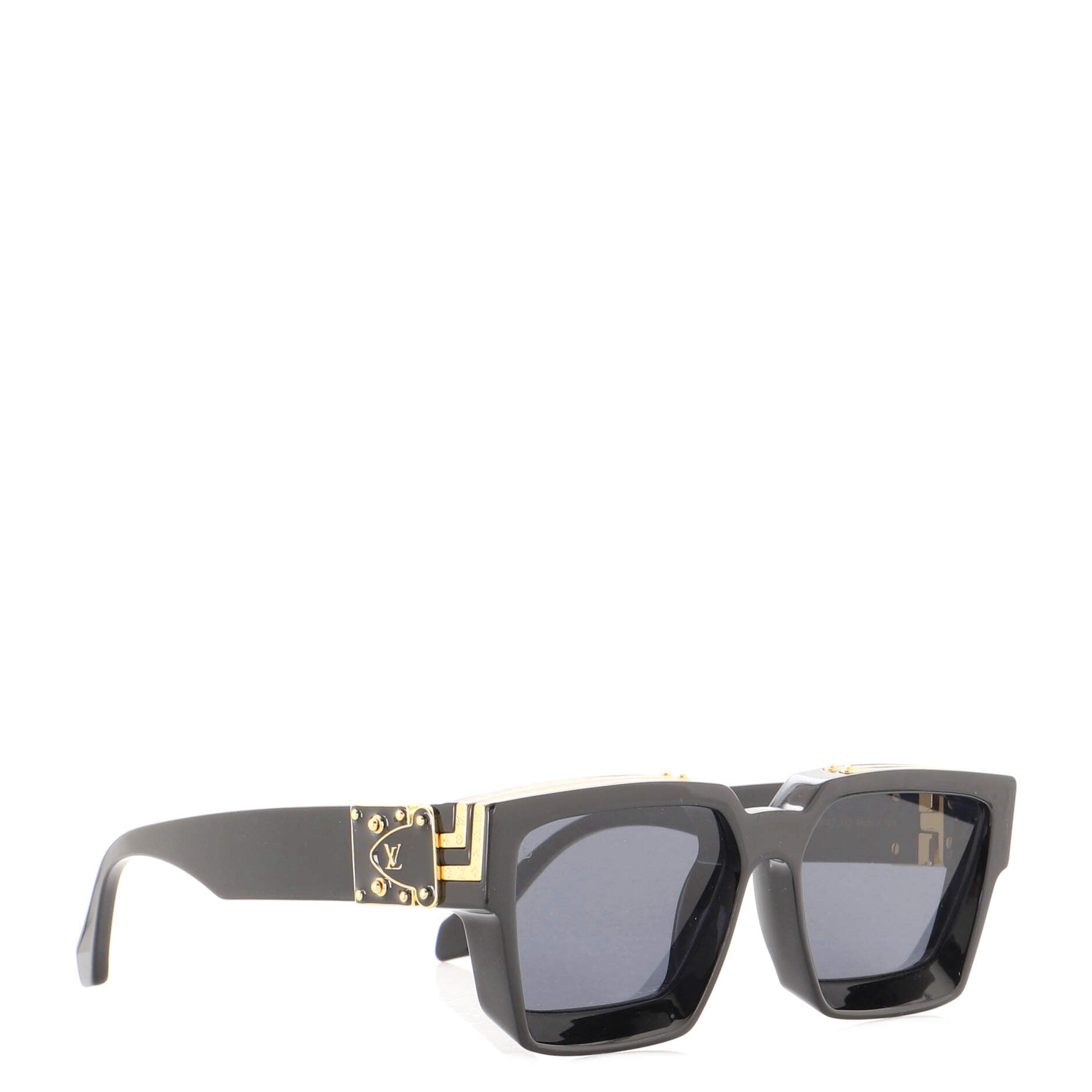 LOUIS VUITTON Acetate 1.1 Millionaires Z1165E Sunglasses Black