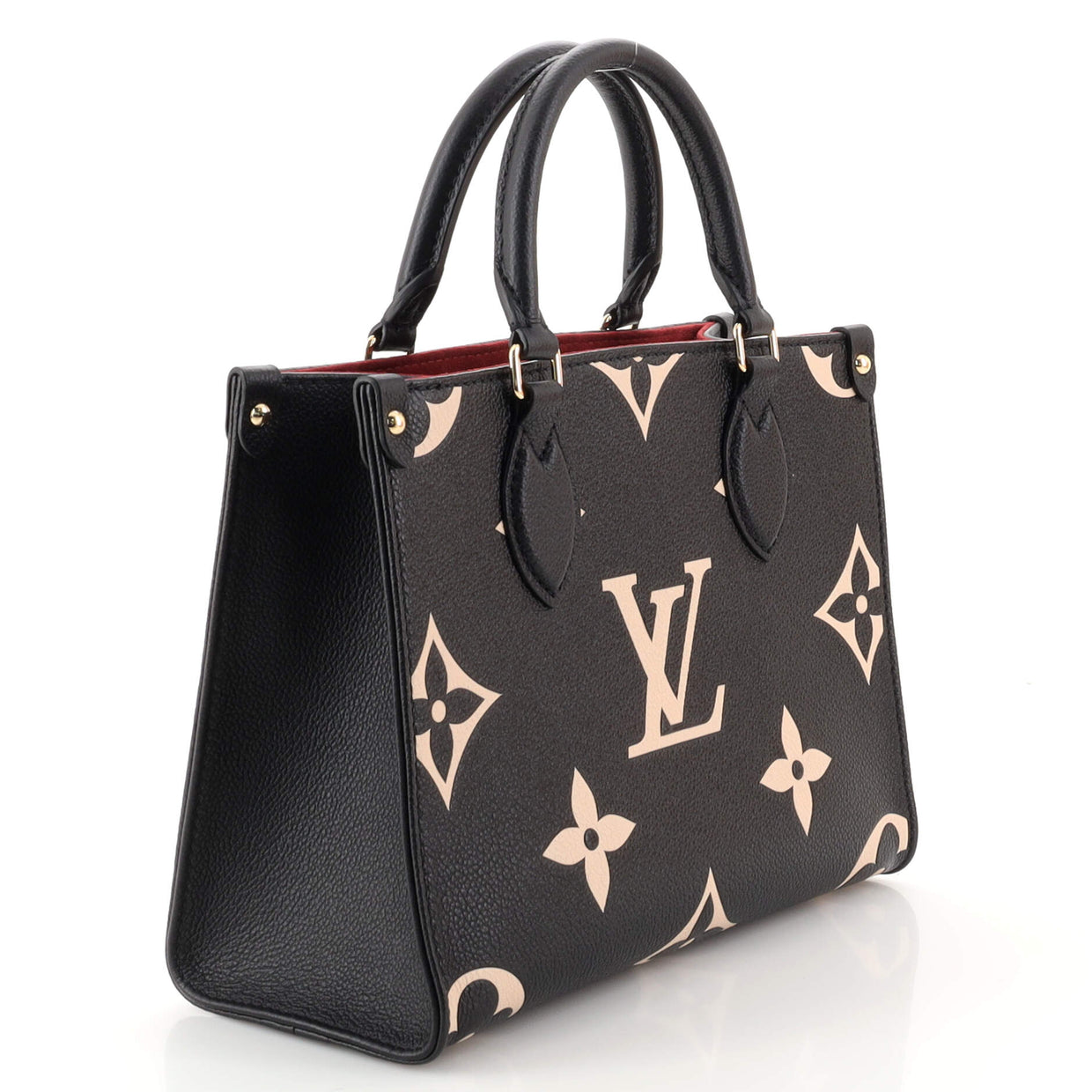 Louis Vuitton Onthego Tote Bicolor Monogram Empreinte Giant Pm Black 1883401 8143