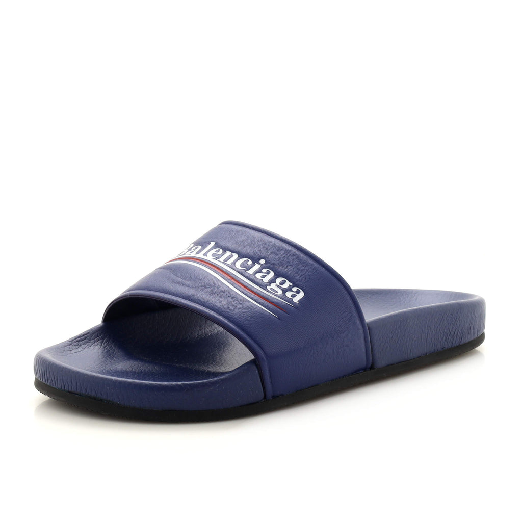 MENS BALENCIAGA SLIDES  BALENCIAGA POOL SLIDE SLIPPERS