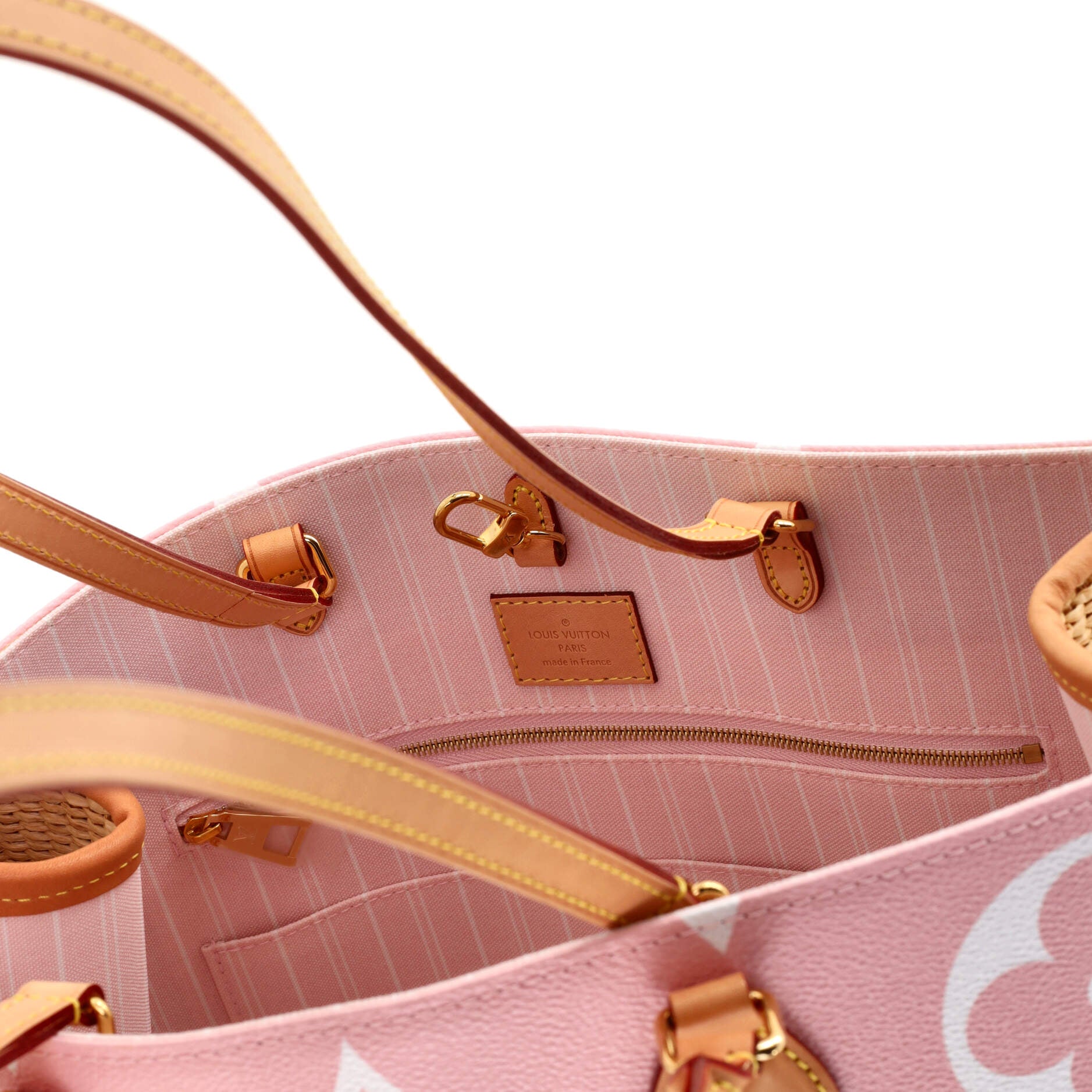 LOUIS VUITTON Monogram Giant By The Pool OnTheGo GM Light Pink