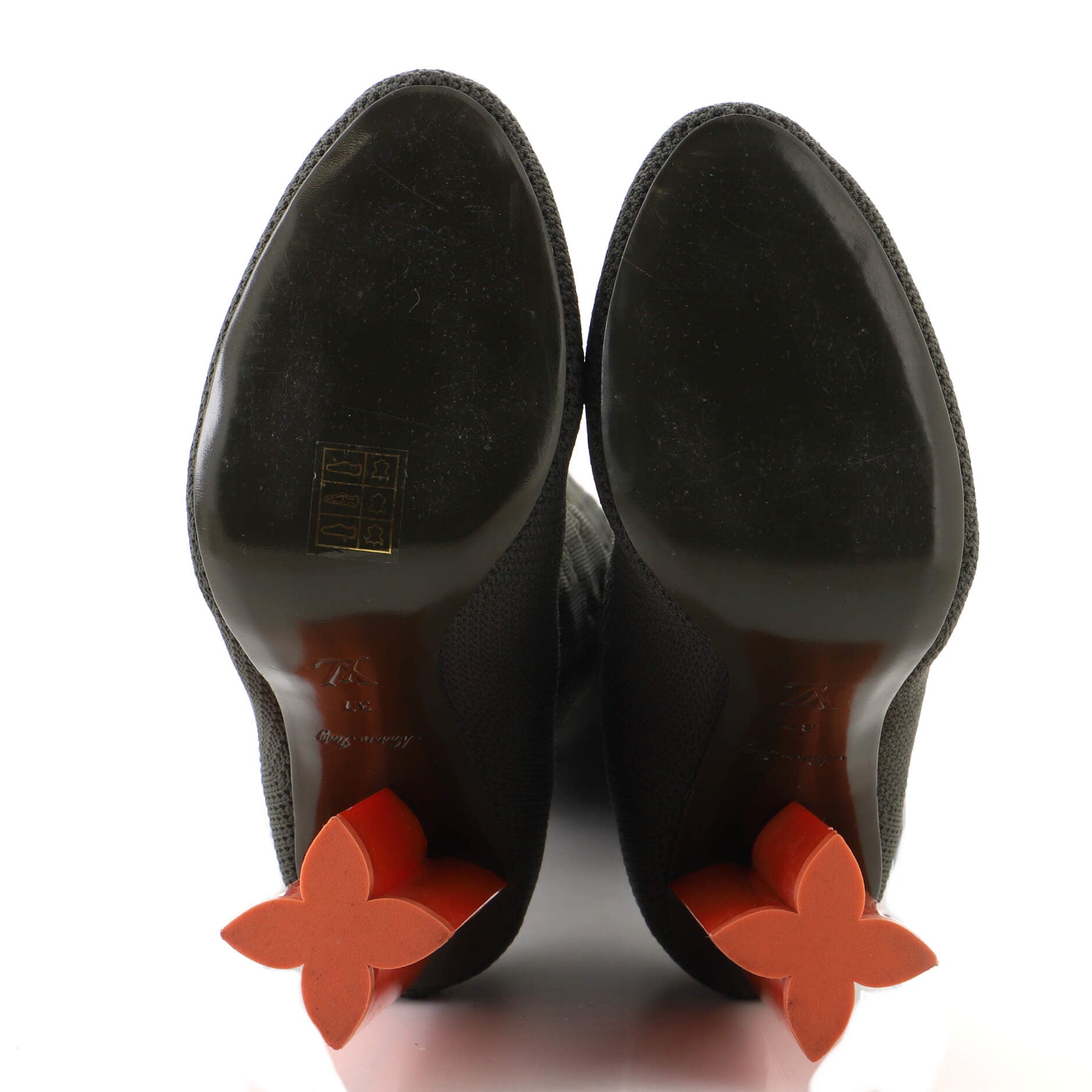 Louis Vuitton Silhouette Thigh Boots LV Monogram Sock Boots
