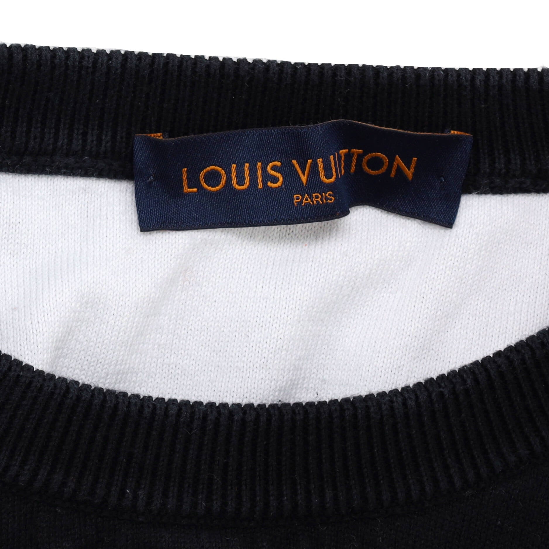 Men's Crew Neck Sweater Monogram Degrade Cotton