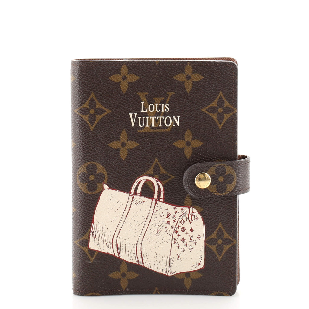 regen Automatisering regeling Louis Vuitton Ring Agenda Cover Limited Edition Monogram Canvas PM Brown  189914244