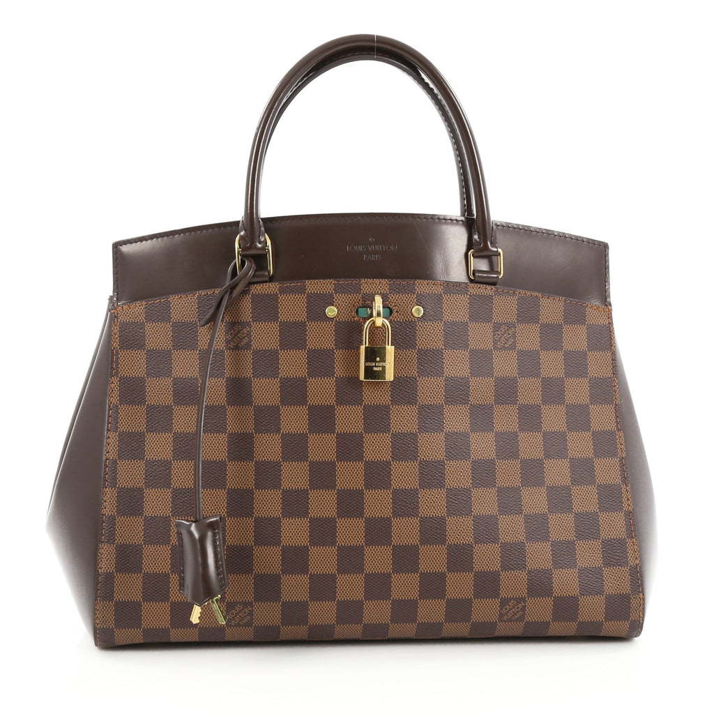 Buy Louis Vuitton Rivoli Handbag Damier MM Brown 1908201 – Trendlee