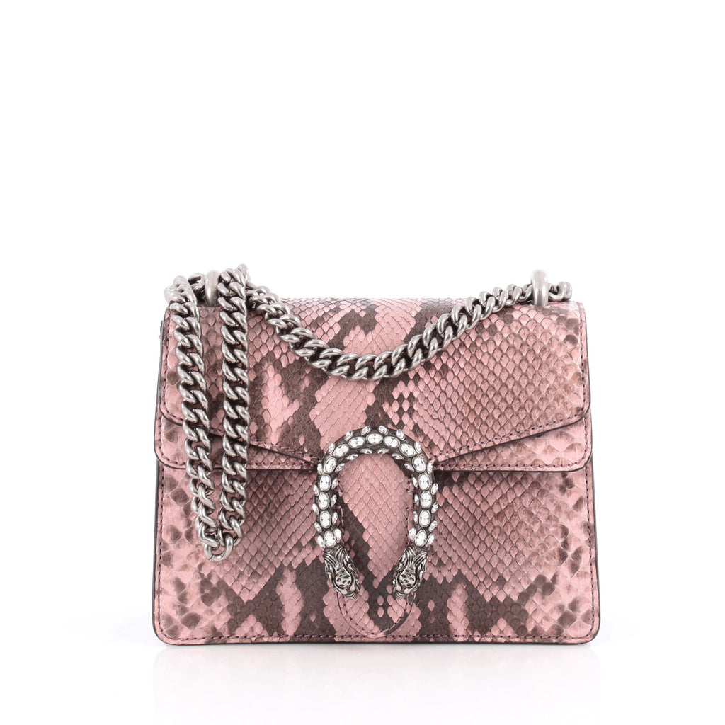 gucci pink snake bag
