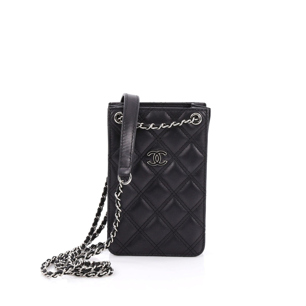 Buy Chanel CC Phone Holder Crossbody Bag Quilted Lambskin 1923601 – Rebag
