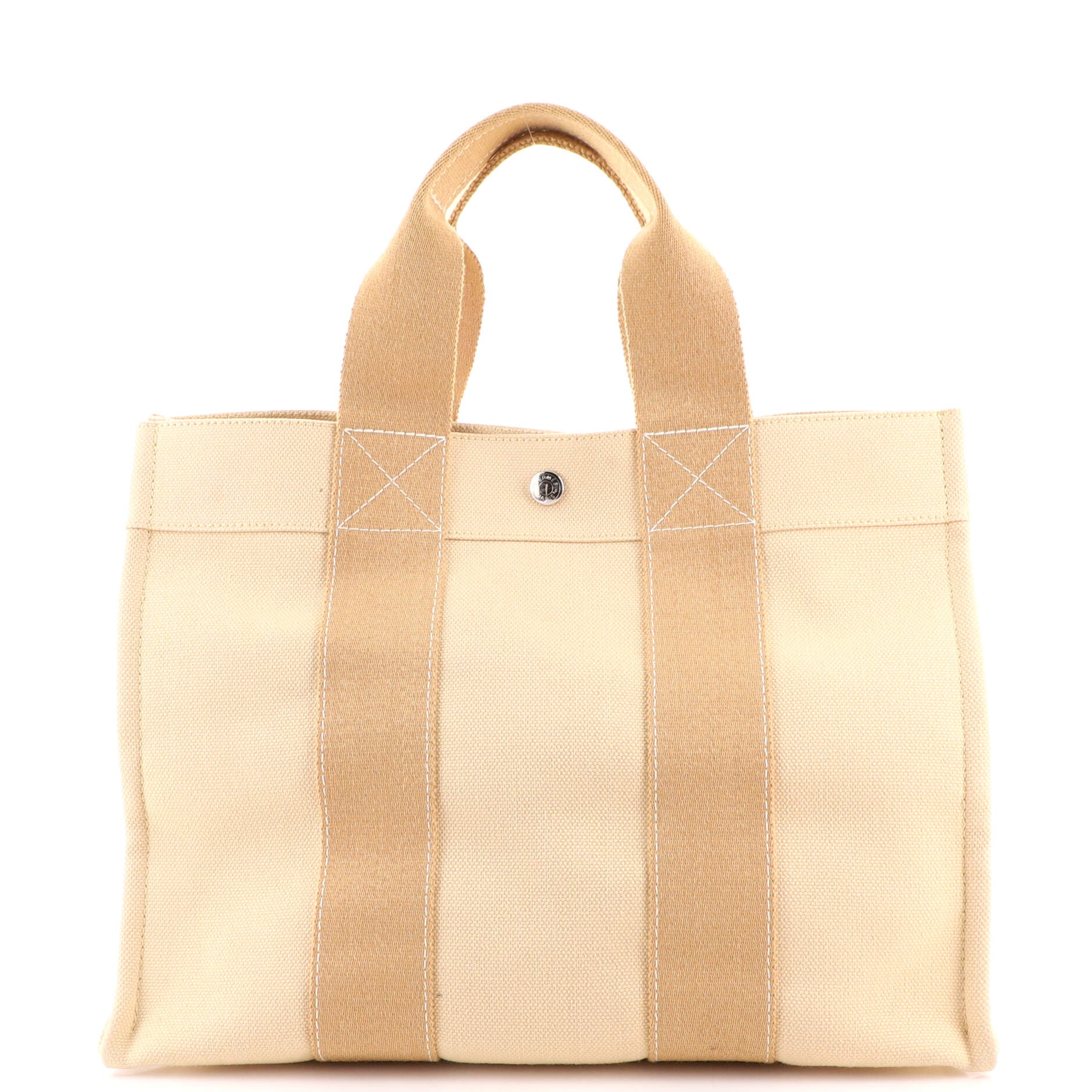  Hermes Bora Bora PM Tote Bag with Pouch, Canvas