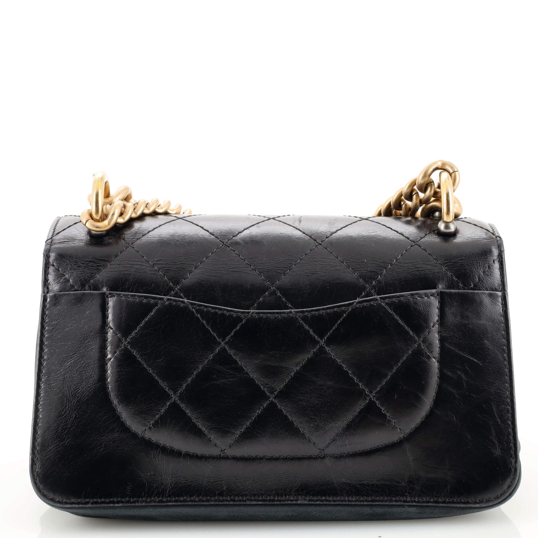 SOLD) Chanel Cosmopolite Straight Lined Flap Bag Small Quilted